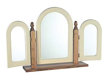 Furniture123 Waterford Pine Triple Butterfly Mirror