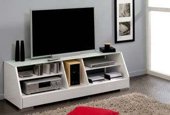 Furniture123 Weller TV Unit in White Lacquer