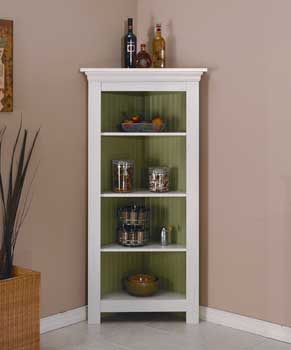 Woodbridge Display Cabinet in Aged White 30315