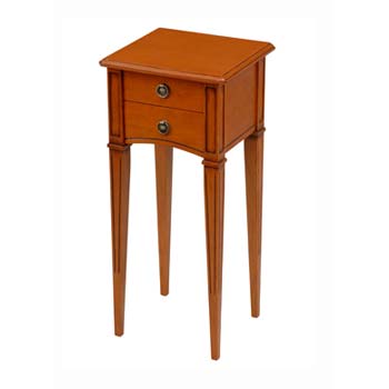 Furniture123 Yarlside 2 Drawer Hall Table in Cherry