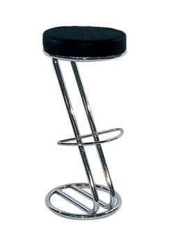 Furniture123 Zed Stool with Padded Seat