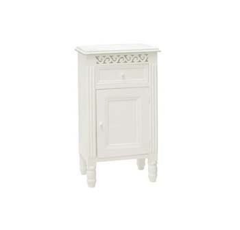 Furniture123 Zurich White Bedside Cabinet - FREE NEXT DAY