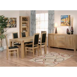 Furniturelink - Osaka Dining Table with 6 Chairs