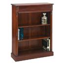 FurnitureToday Accent Mahogany Low Open Bookcase