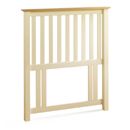 Alaska Ivory single bed headboard