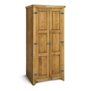 FurnitureToday Amalfi Pine 2 Door Wardrobe