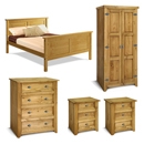 FurnitureToday Amalfi Pine Bedroom Set