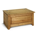 FurnitureToday Amalfi Pine Ottoman