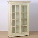 FurnitureToday Amaryllis French style 2 door glass cabinet