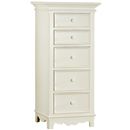 FurnitureToday Amaryllis French style 5 drawer tall chest