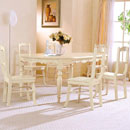 FurnitureToday Amaryllis French style carved oval dining table