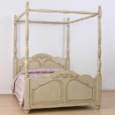 FurnitureToday Amaryllis French style four poster kingsize bed
