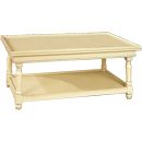 FurnitureToday Amaryllis French style Ivory coffee table with