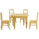 FurnitureToday Amaryllis French style round dining table