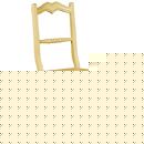 FurnitureToday Amaryllis French style solid seated dining chair