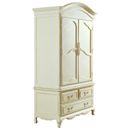 FurnitureToday Ambiance Krystal white combi wardrobe