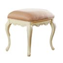 FurnitureToday Ambiance Krystal white dressing table stool