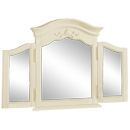 Ambiance krystal white folding dressing mirror