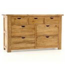 FurnitureToday Amish pine 7 drawer chest of drawers