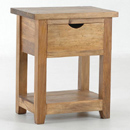 Amish pine bedside table