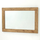 FurnitureToday Amish pine large rectangular mirror
