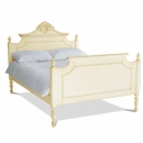 FurnitureToday Amore Latte Crested High End Bed