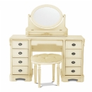 FurnitureToday Amore Latte Dressing Table Set