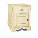 FurnitureToday Amore Latte Large Bedside with Door