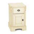 FurnitureToday Amore Latte Small Bedside with Door