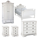 FurnitureToday Amore White Bedroom Set