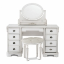 FurnitureToday Amore White Dressing Table Set