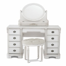 Amore White Dressing Table Set