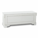 FurnitureToday Amore White Large Blanket Box