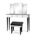 FurnitureToday Art Deco Mirrored Dressing Table Set