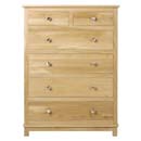 FurnitureToday Arundel oak 4 plus 2 chest