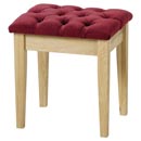 FurnitureToday Arundel oak dressing table stool