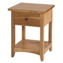 FurnitureToday Ash night table with one drawer