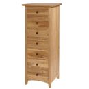 FurnitureToday Ash tall 7 drawer chest