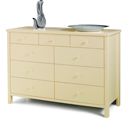FurnitureToday Atlantis Ivory 9 drawer dresser 