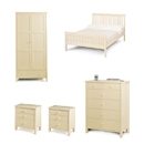 FurnitureToday Atlantis Ivory Bedroom Set