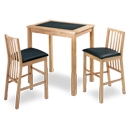 FurnitureToday Atlantis Oak Breakfast Table Set