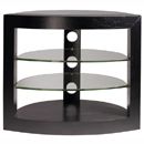 Audinni AU-105 Black Oak Corner AV Stand