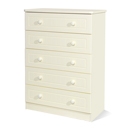 FurnitureToday Avimore Painted 5 Drawer Chest