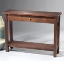 FurnitureToday Bali mahogany 1 drawer console table