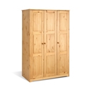 Balmoral Pine Triple Wardrobe