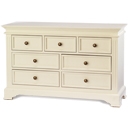 FurnitureToday Banbury Ivory Painted 3 over 4 Multi Chest