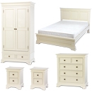 FurnitureToday Banbury Ivory Painted Bedroom Set