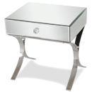 FurnitureToday Barcelona Mirrored Bedside