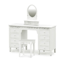 FurnitureToday Belgravia White Dressing Table Set