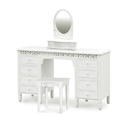 Belgravia White Dressing Table Set